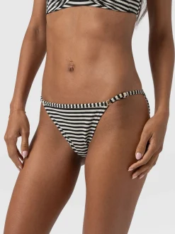 Faye Adjustable Bikini Bottom - Stripe
