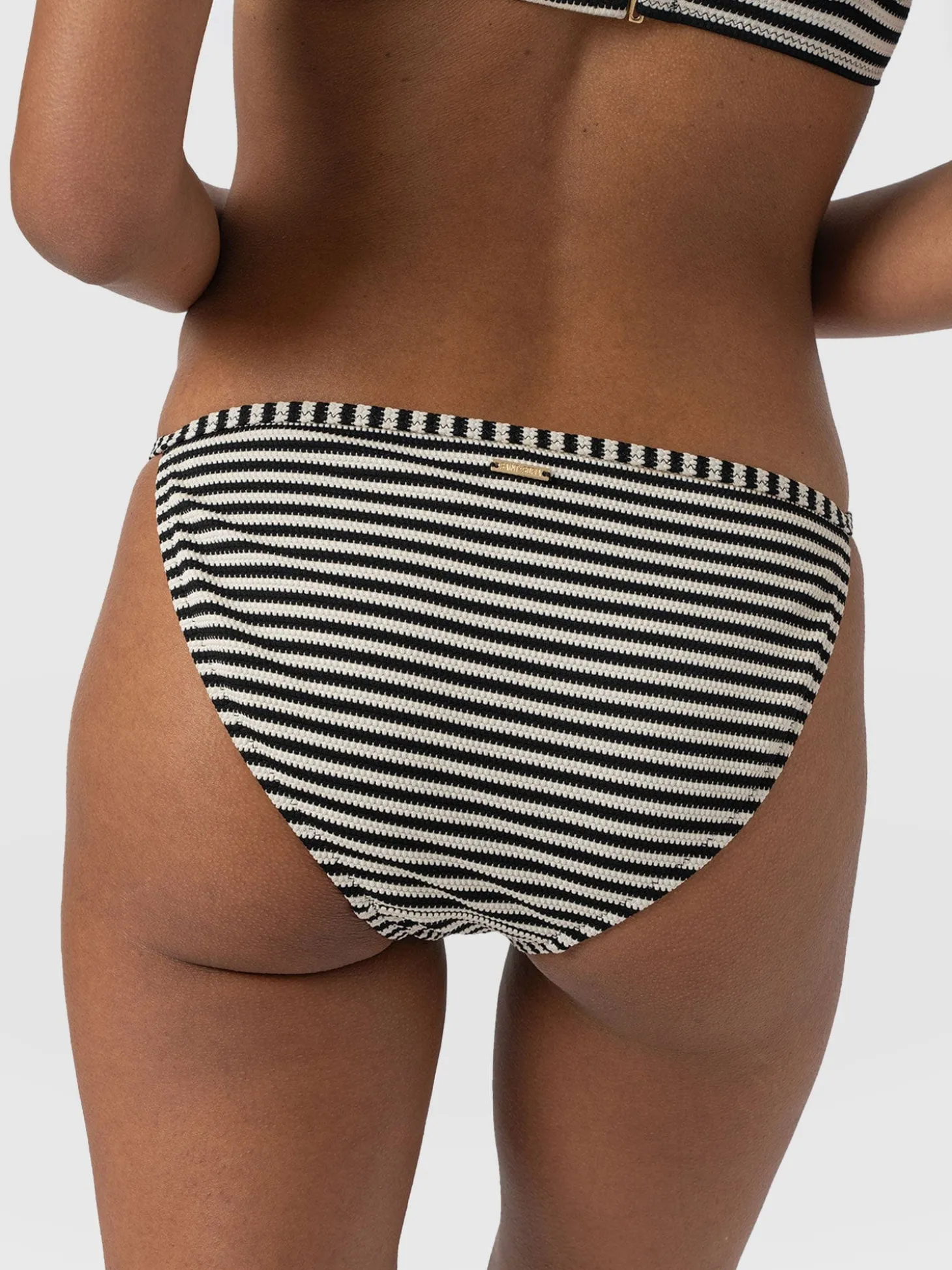 Faye Adjustable Bikini Bottom - Stripe