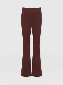 Fearne Flare Legging - Maroon