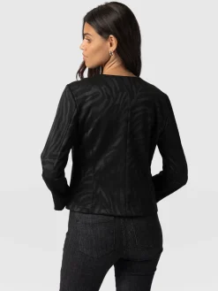 Florence Jacket - Black Zebra
