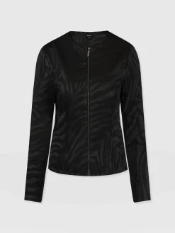Florence Jacket - Black Zebra