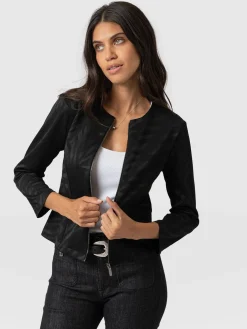 Florence Jacket - Black Zebra