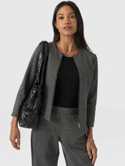 Florence Jacket - Grey Twill