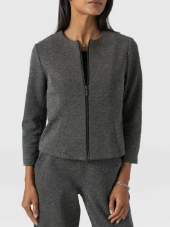 Florence Jacket - Grey Twill