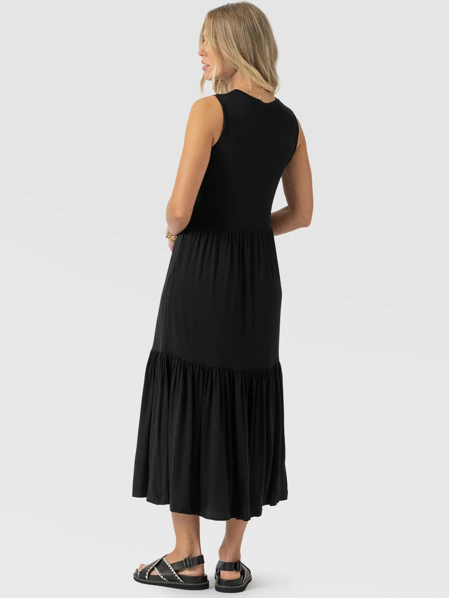Greenwich Dress - Jersey Black