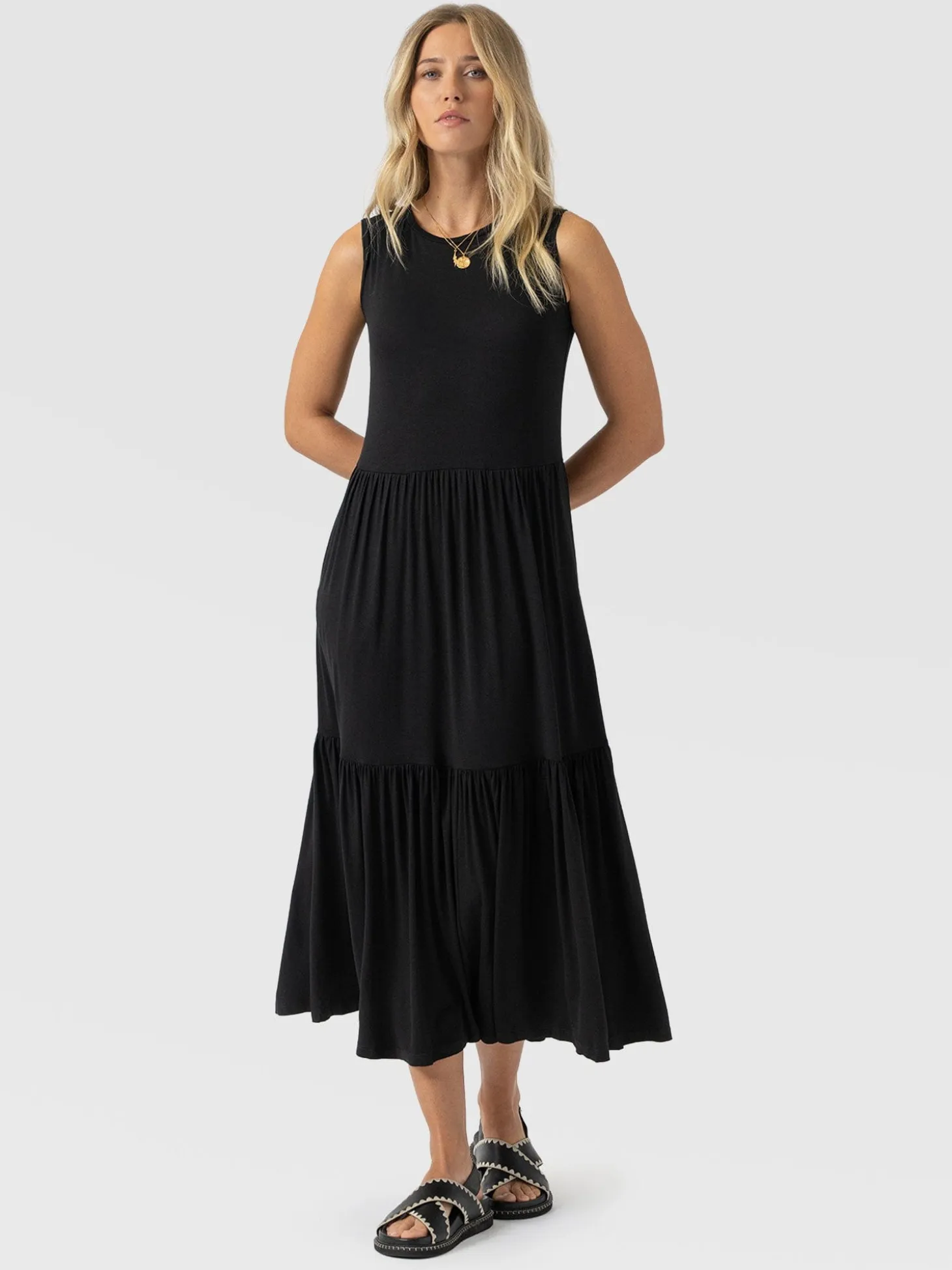 Greenwich Dress - Jersey Black