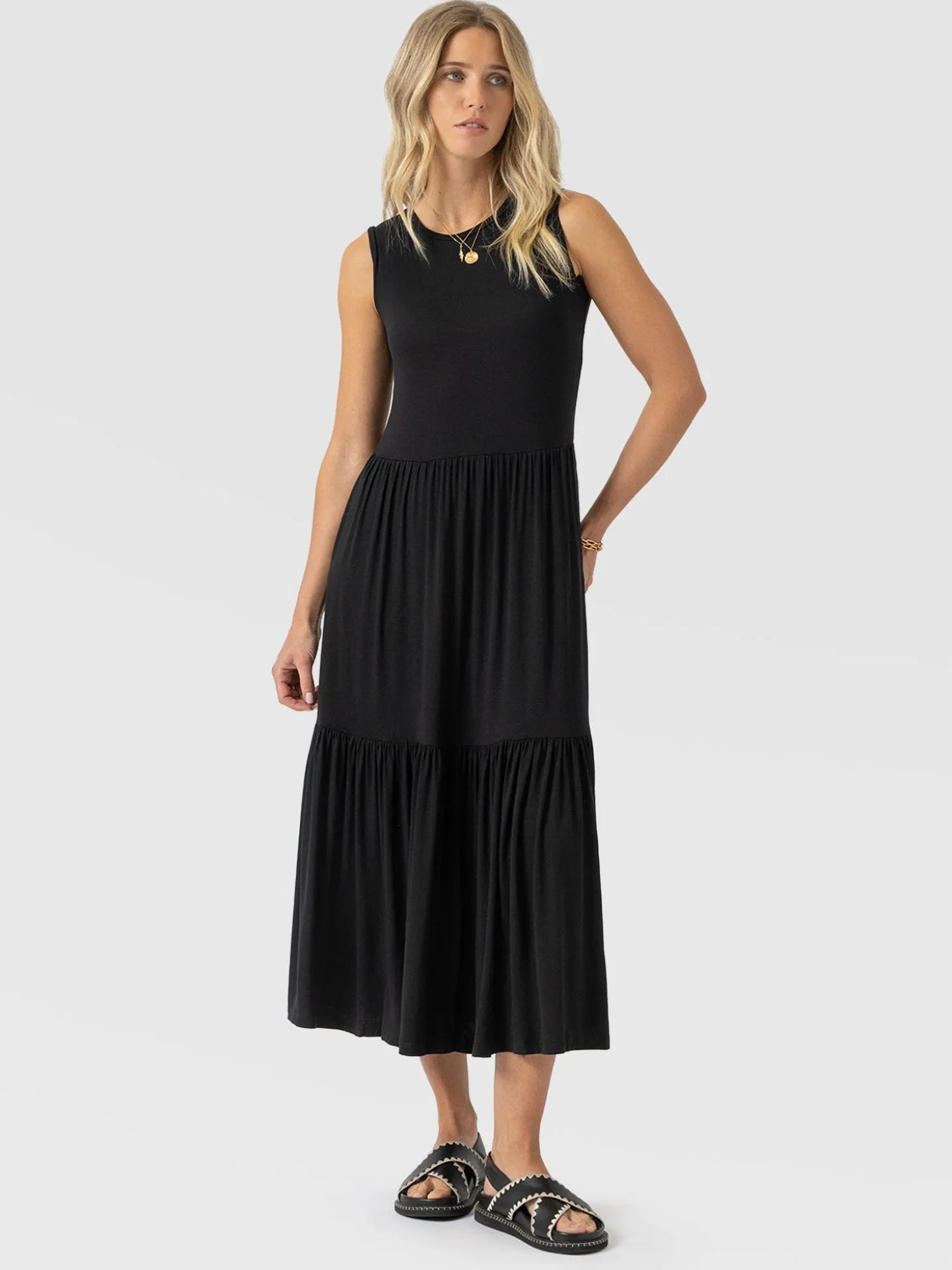 Greenwich Dress - Jersey Black