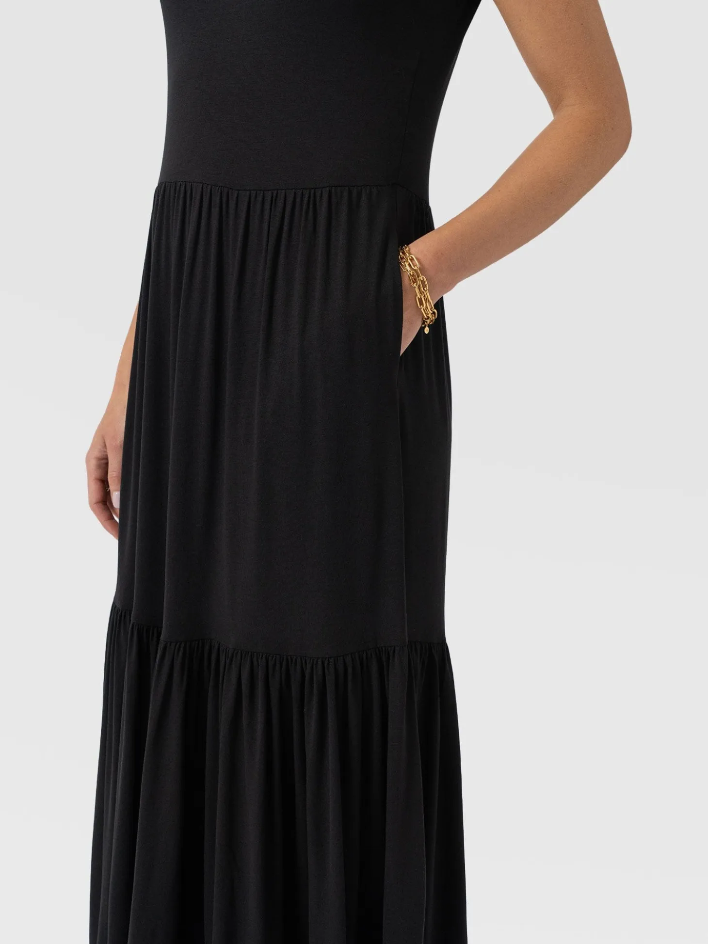 Greenwich Dress - Jersey Black
