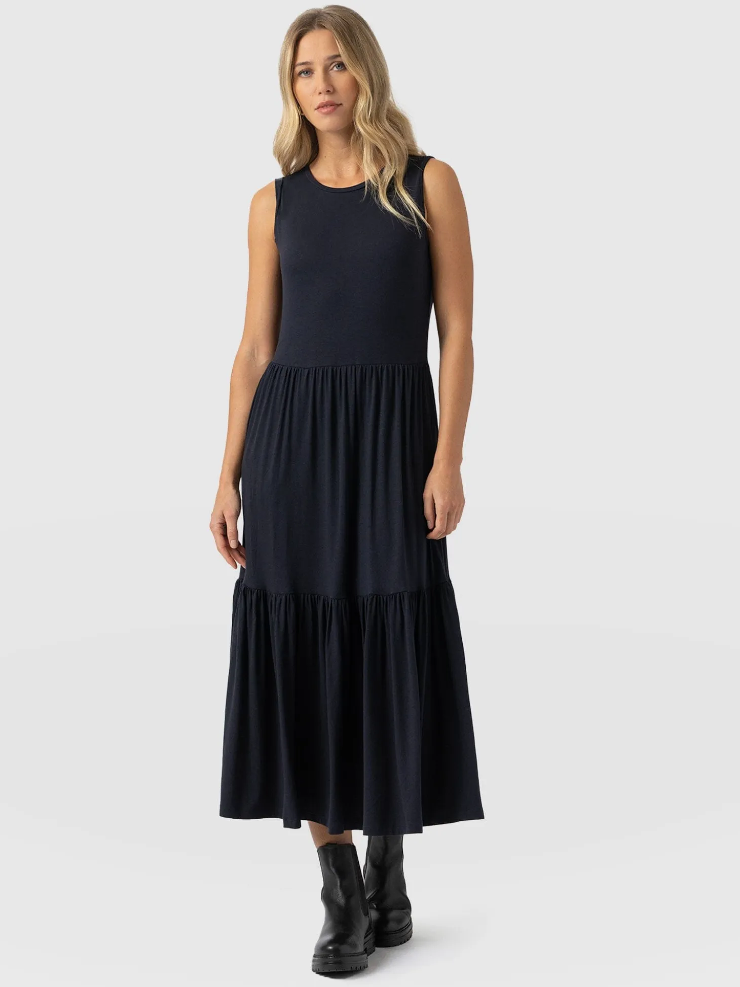 Greenwich Dress - Navy