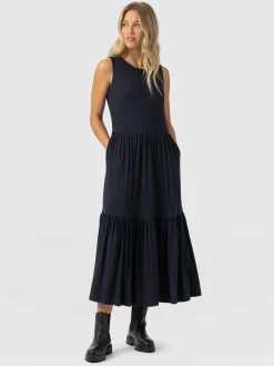 Greenwich Dress - Navy