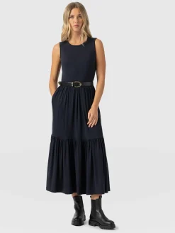 Greenwich Dress - Navy