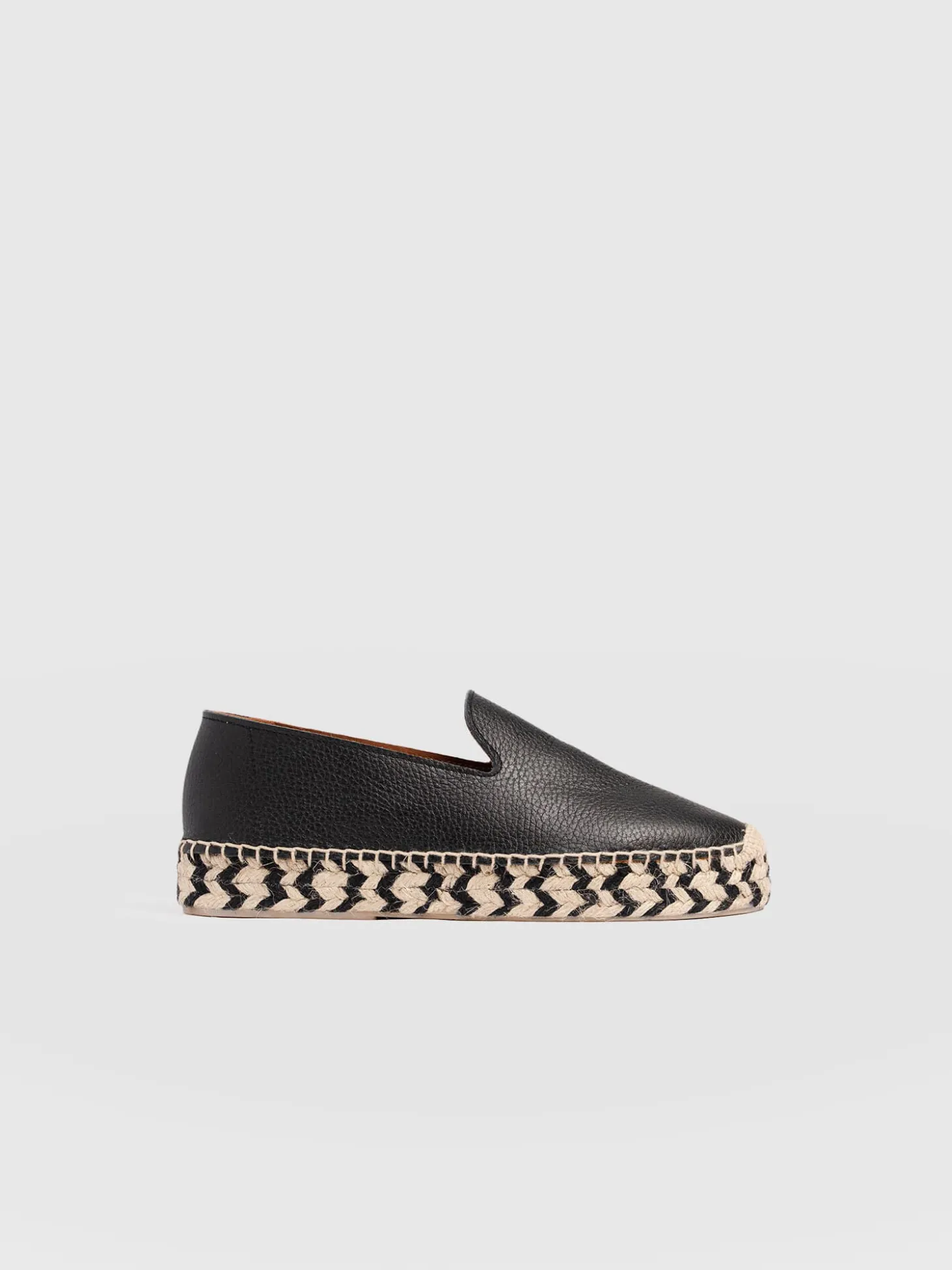Hampton Espadrilles - Black Leather