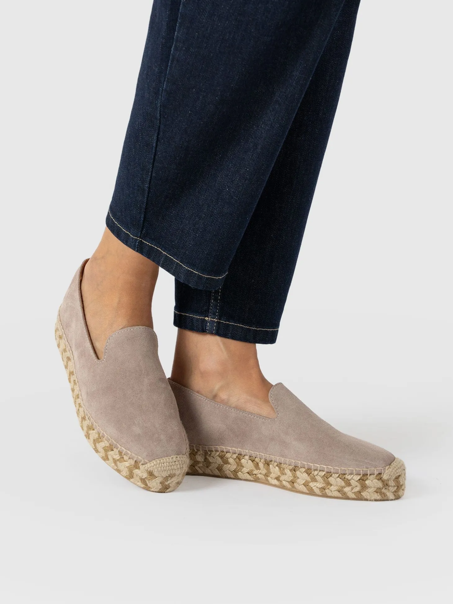 Hampton Espadrilles - Sand Suede