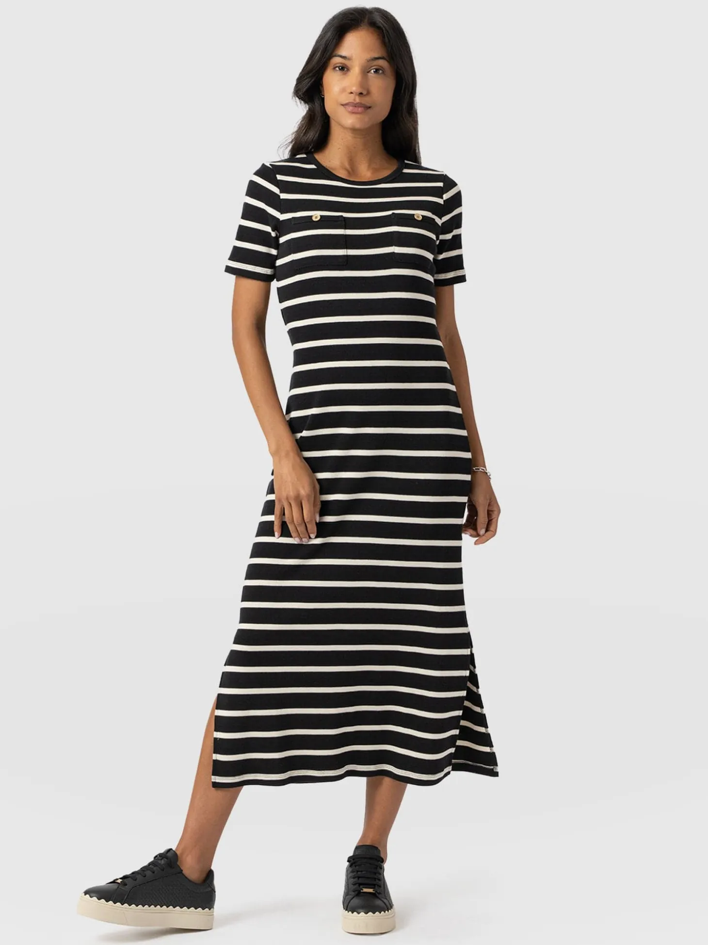Helena T-Shirt Dress - Stripe