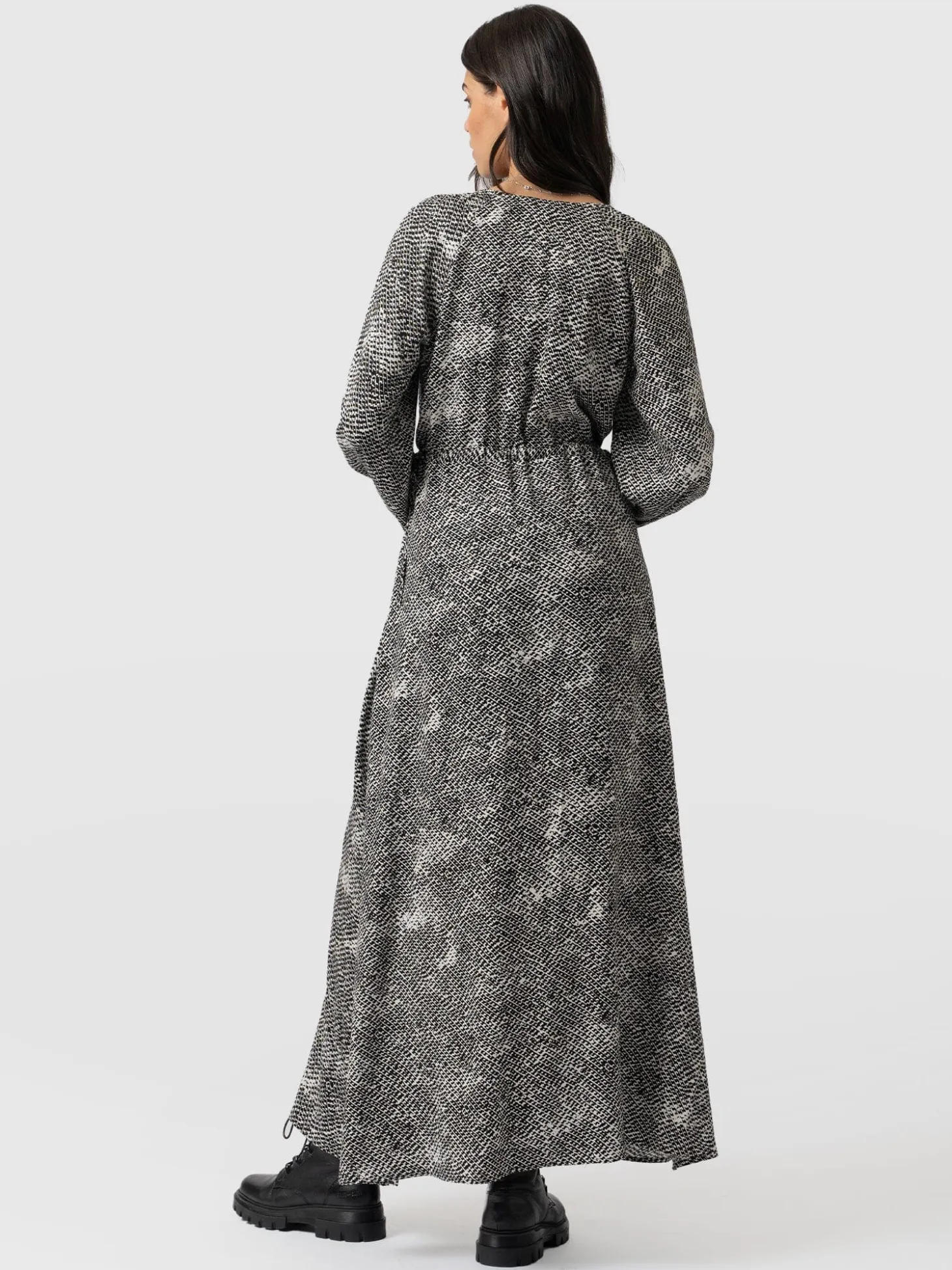 Henrietta Dress - Monochrome Gothica
