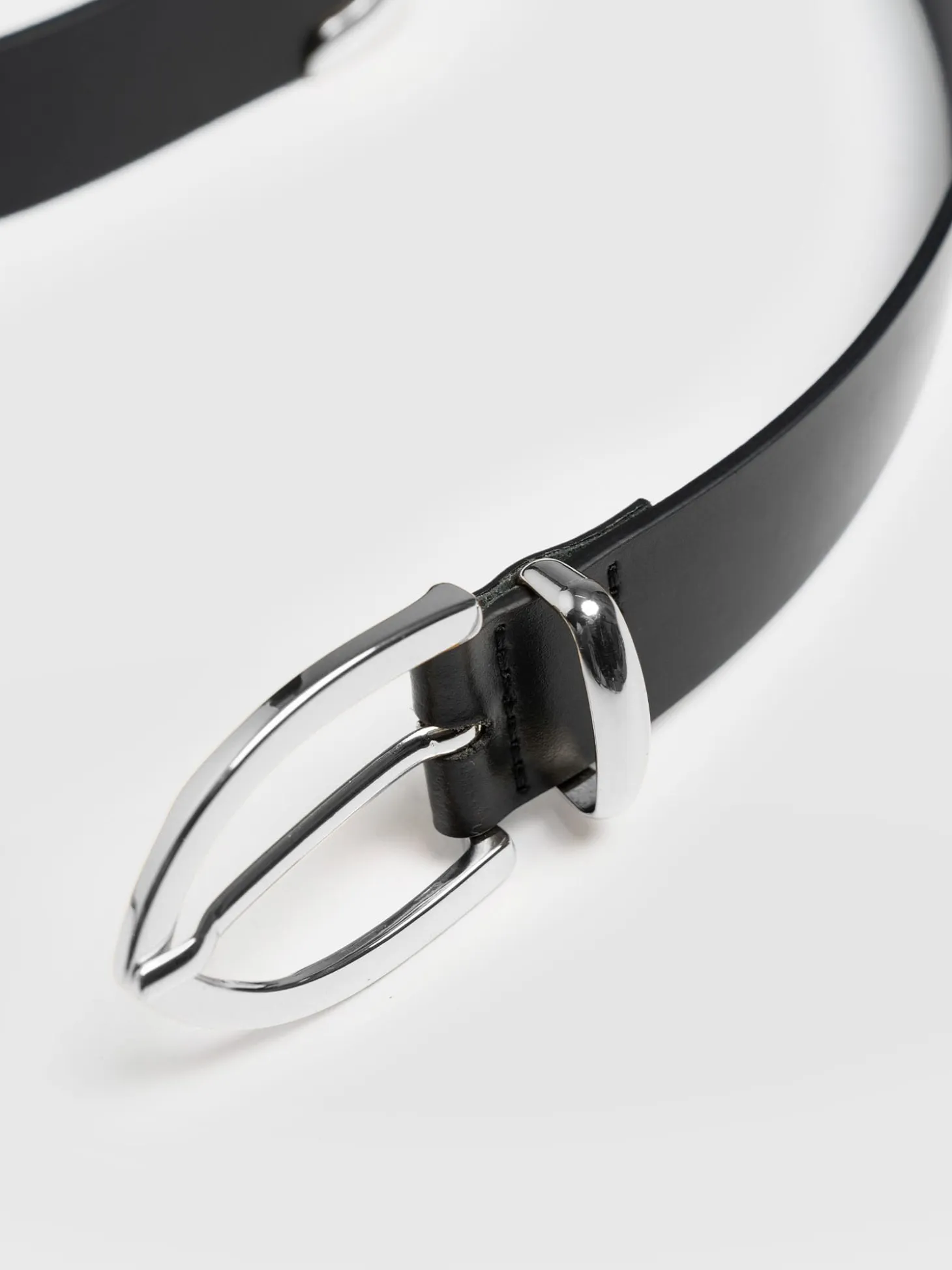 Hoxton Belt - Black/Silver