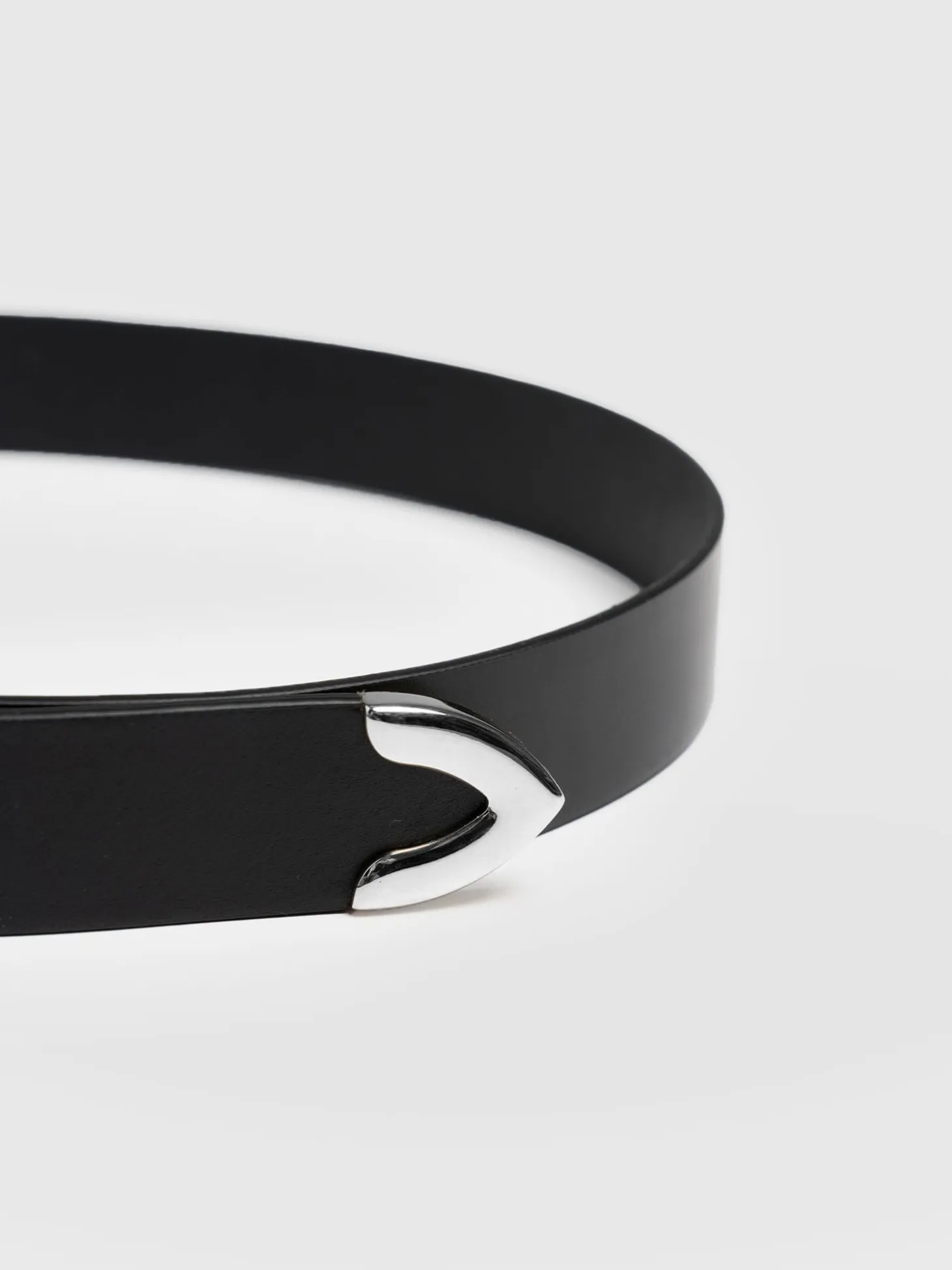 Hoxton Belt - Black/Silver