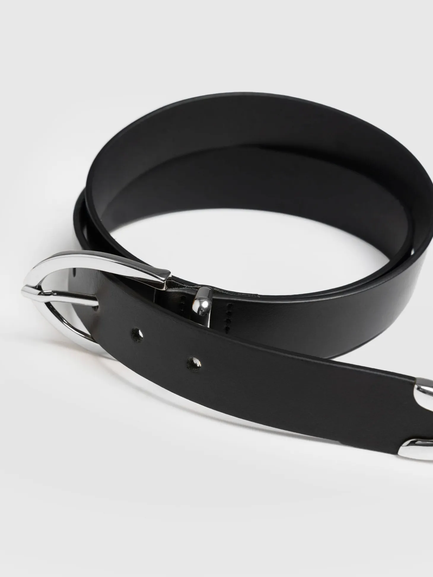 Hoxton Belt - Black/Silver