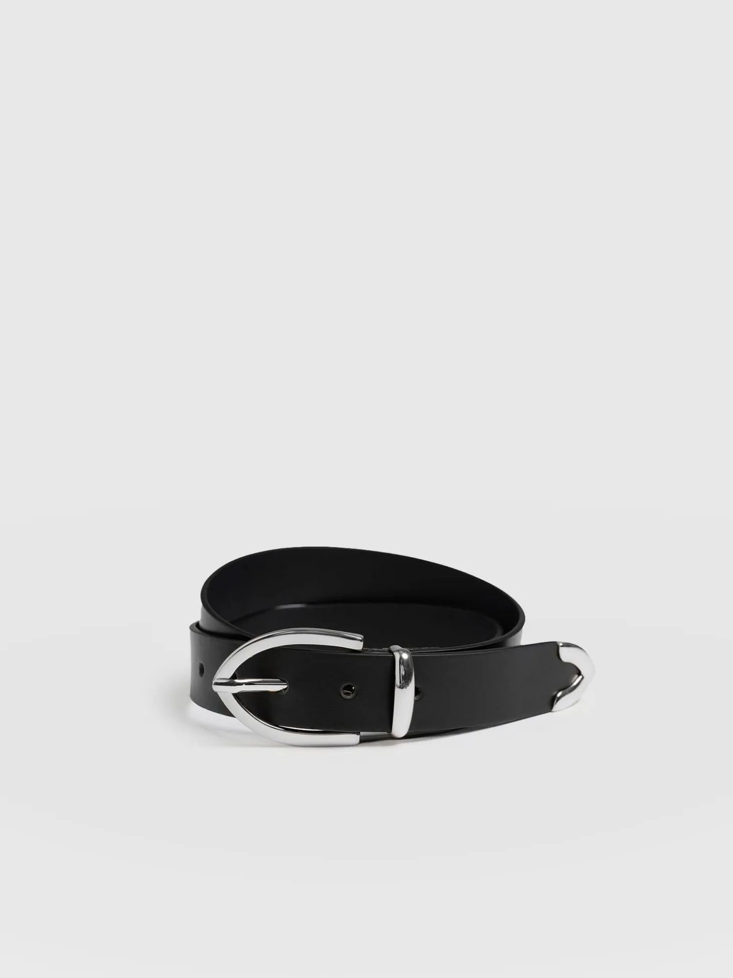 Hoxton Belt - Black/Silver