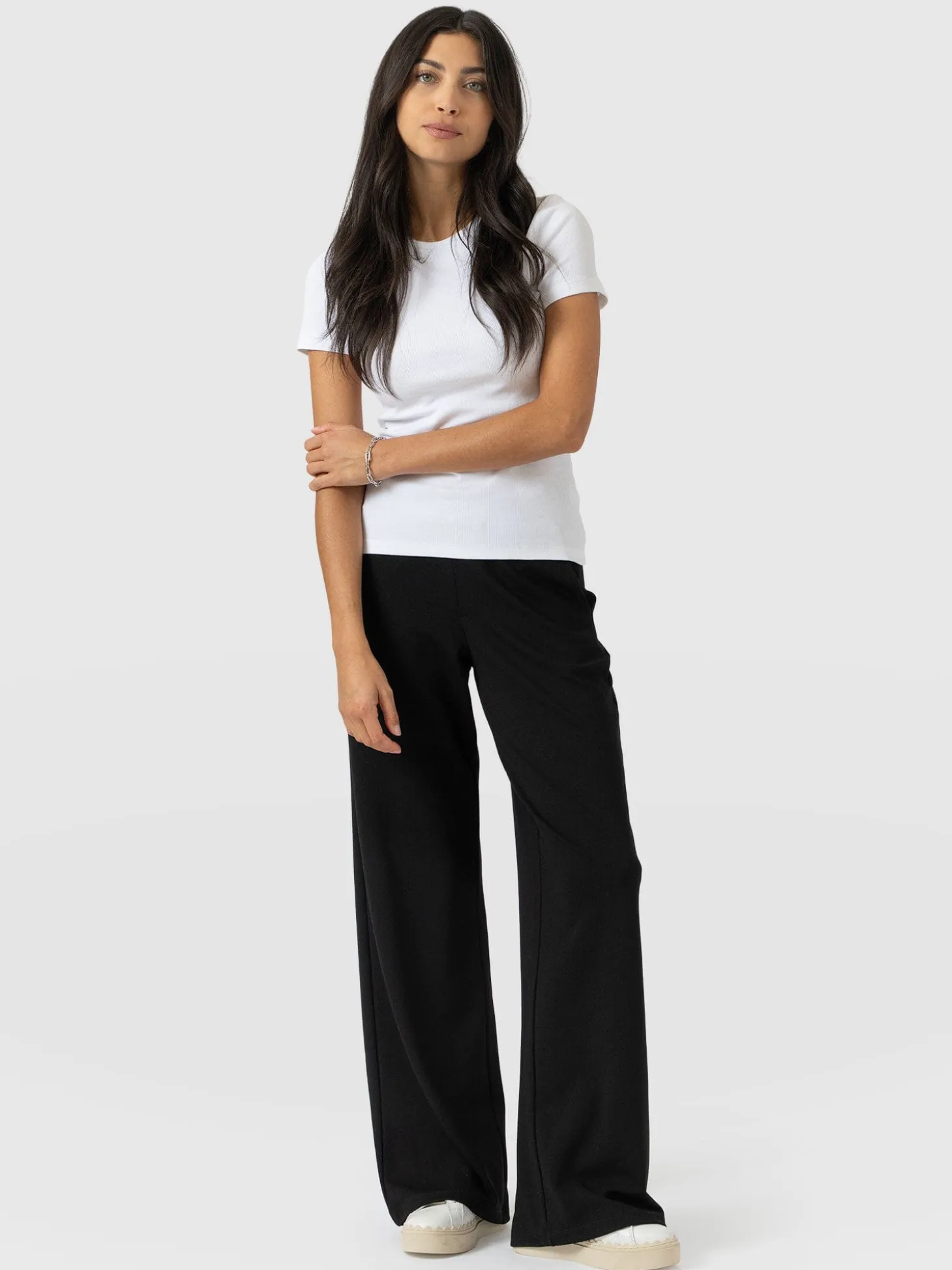 Hoxton Straight Leg Pant - Black