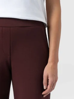 Hoxton Straight Leg Pant - Maroon