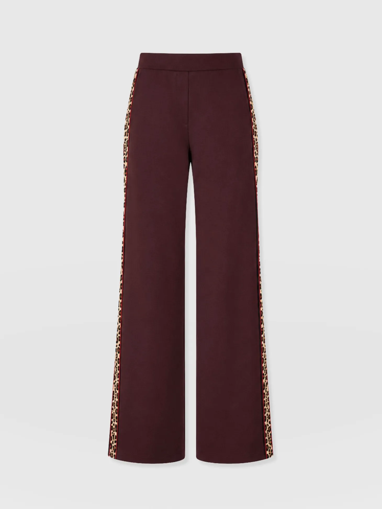 Hoxton Straight Leg Pant - Maroon