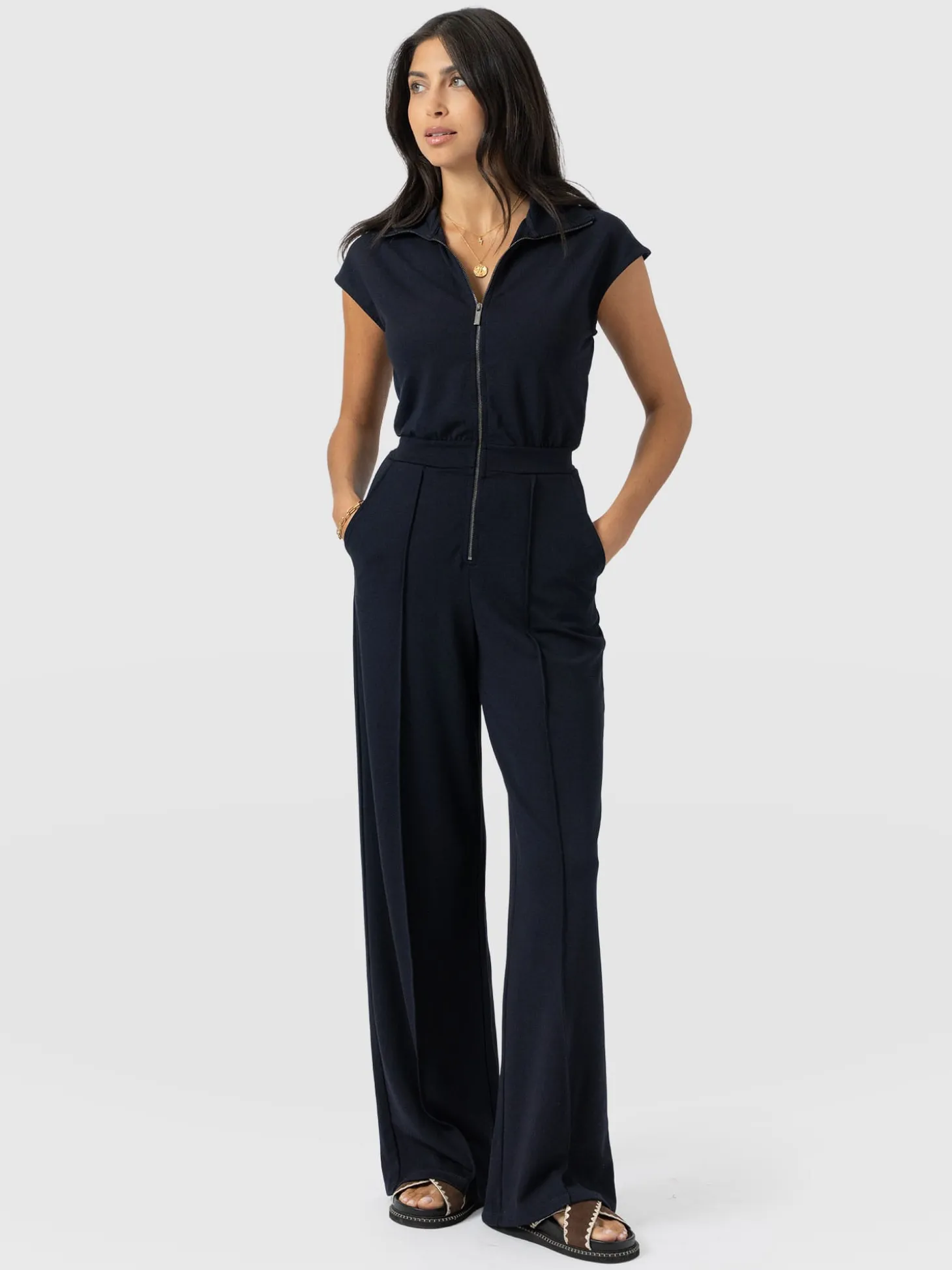 Keller Jumpsuit - Navy