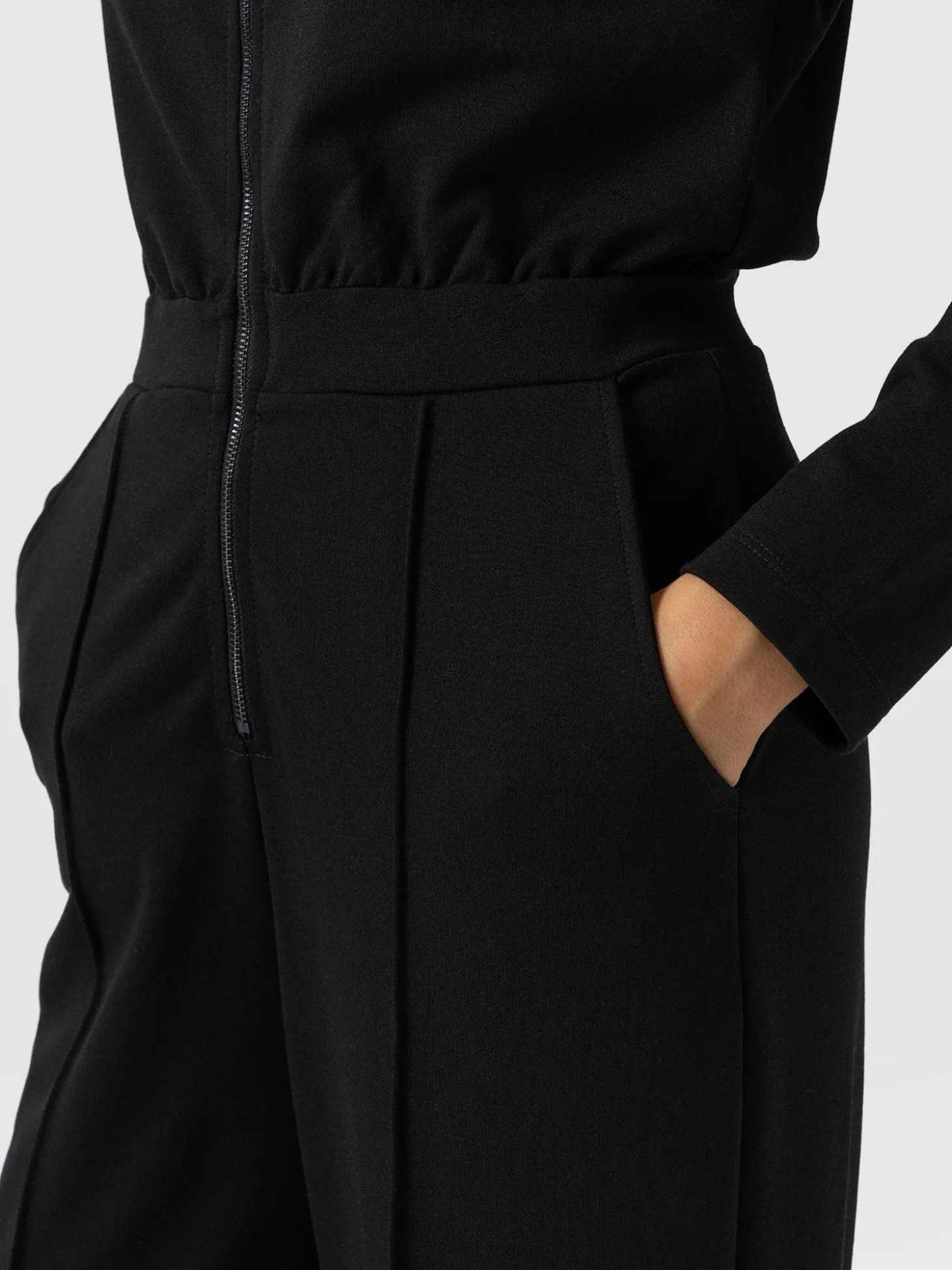 Keller Long Sleeve Jumpsuit - Black