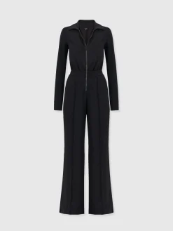 Keller Long Sleeve Jumpsuit - Black