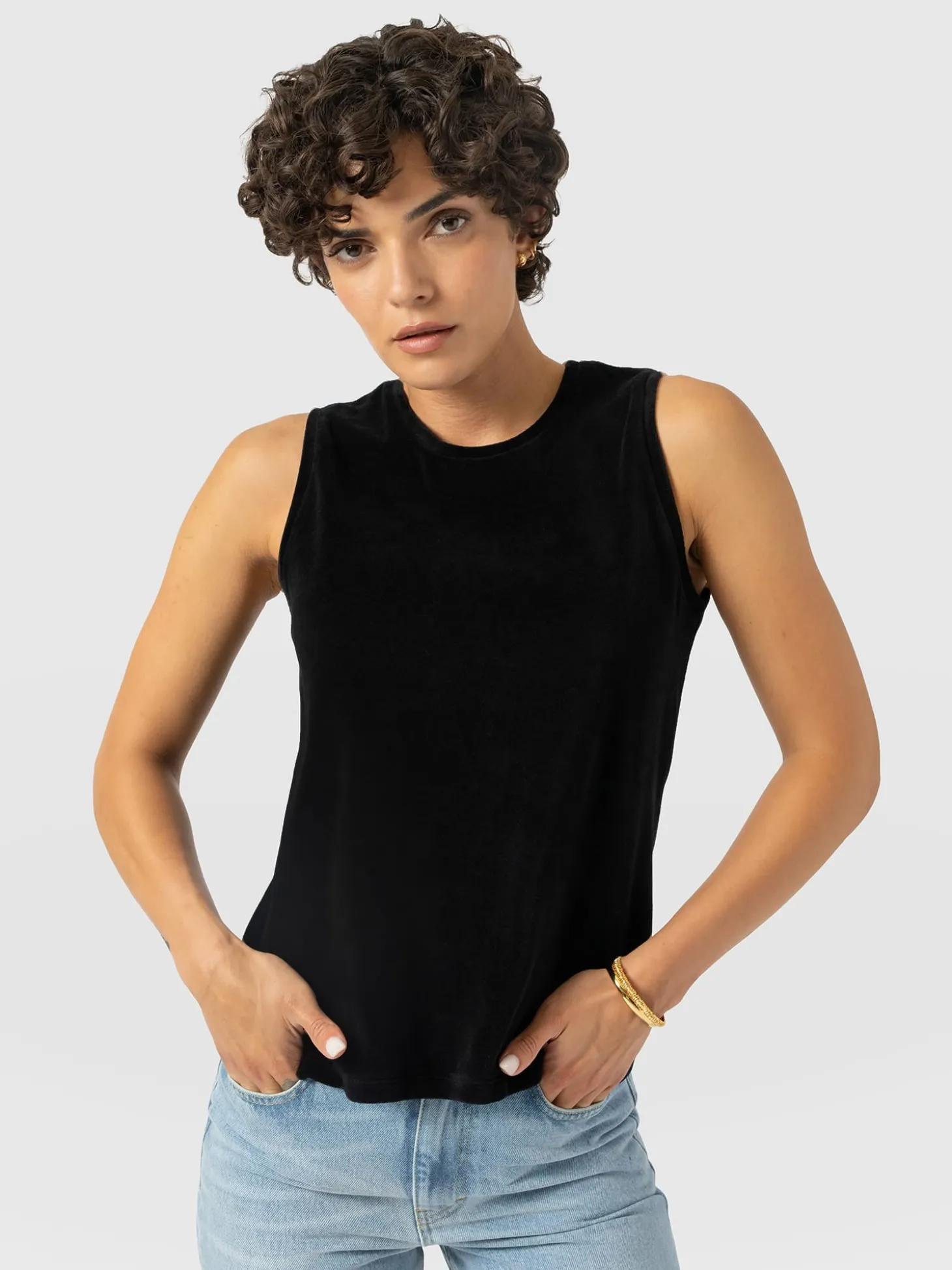 Keller Vest - Black Velvet