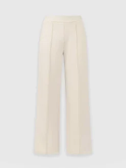 Keller Wide Leg Pant - Cream