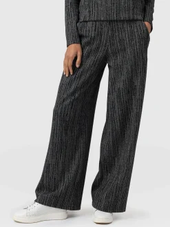Keller Wide Leg Pant - Grey/Black