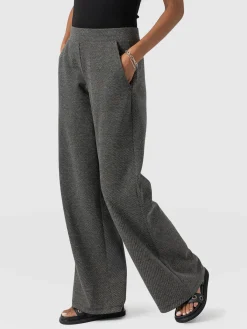 Keller Wide Leg Pant - Grey Twill