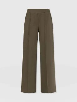 Keller Wide Leg Pant - Khaki