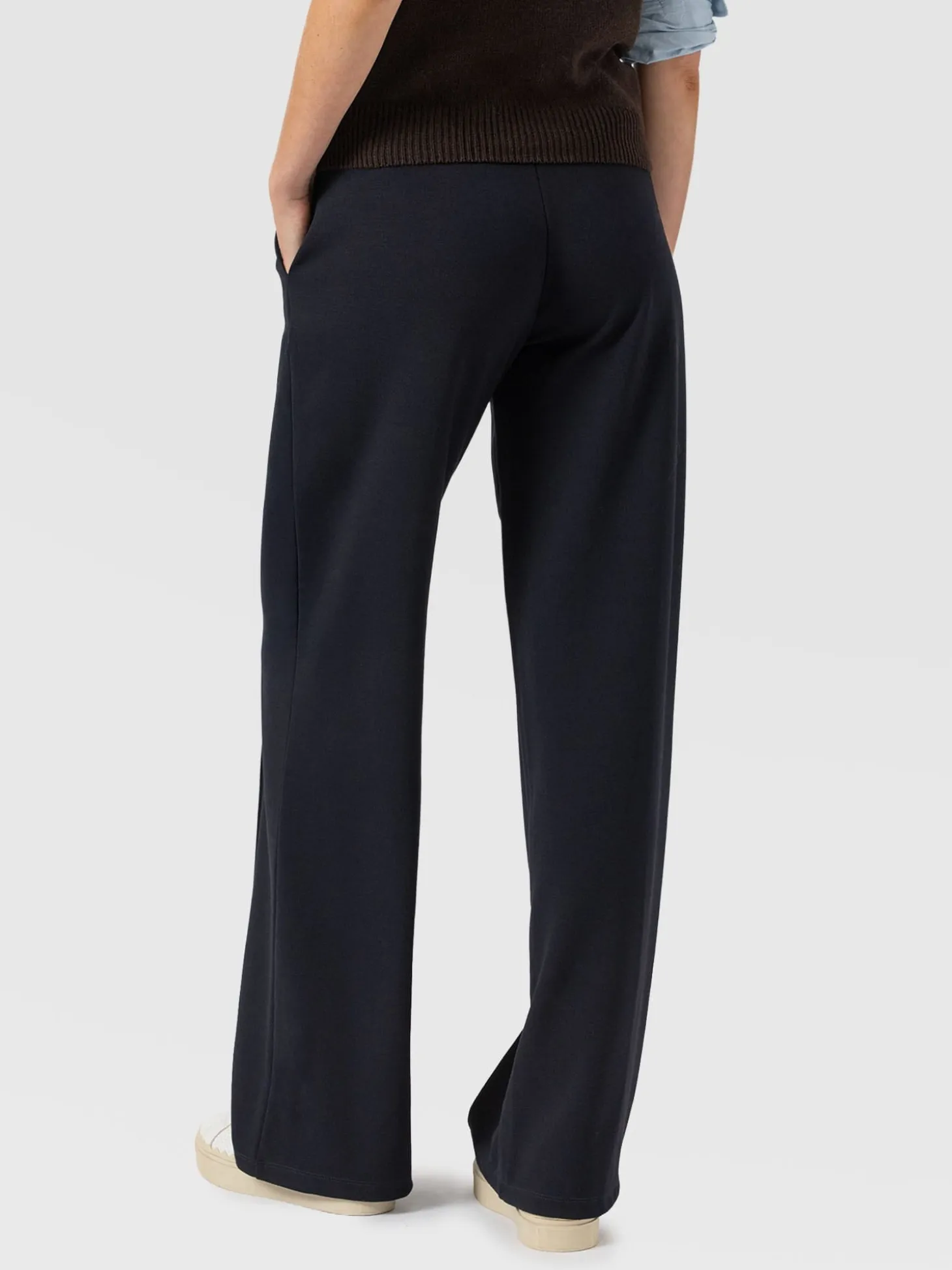 Keller Wide Leg Pant - Navy