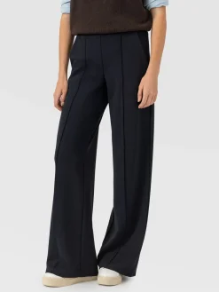 Keller Wide Leg Pant - Navy
