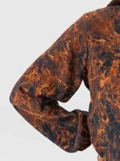 Kristen Blouse - Brown Marble