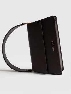 Lennox Half Flap Bag - Chocolate