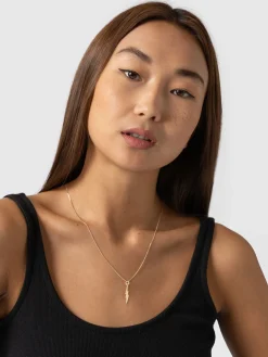 Lightning Necklace - Gold