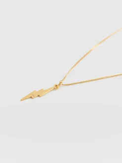 Lightning Necklace - Gold