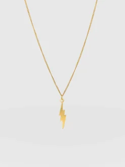 Lightning Necklace - Gold