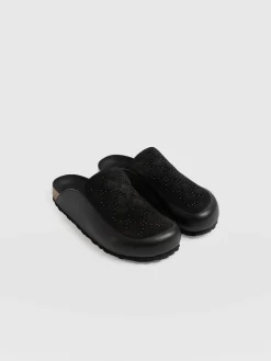 Lottie Studded Clogs - Black