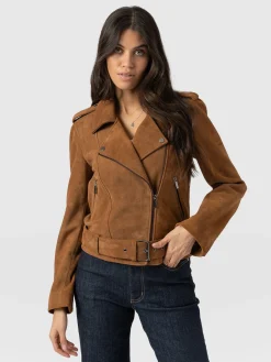 Luther Suede Jacket - Camel