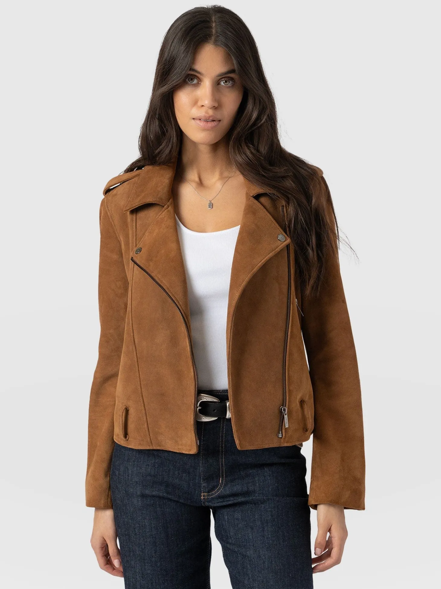 Luther Suede Jacket - Camel