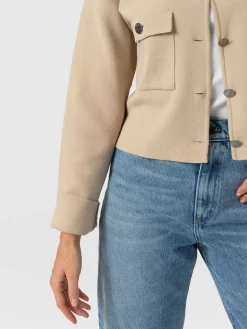 Maeva Knit Jacket - Cream