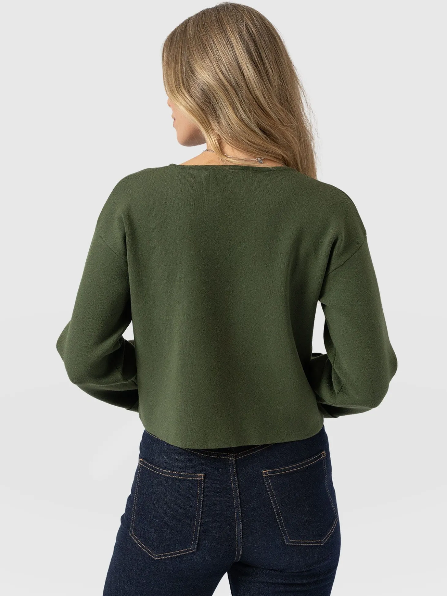 Maeva Knit Jacket - Khaki
