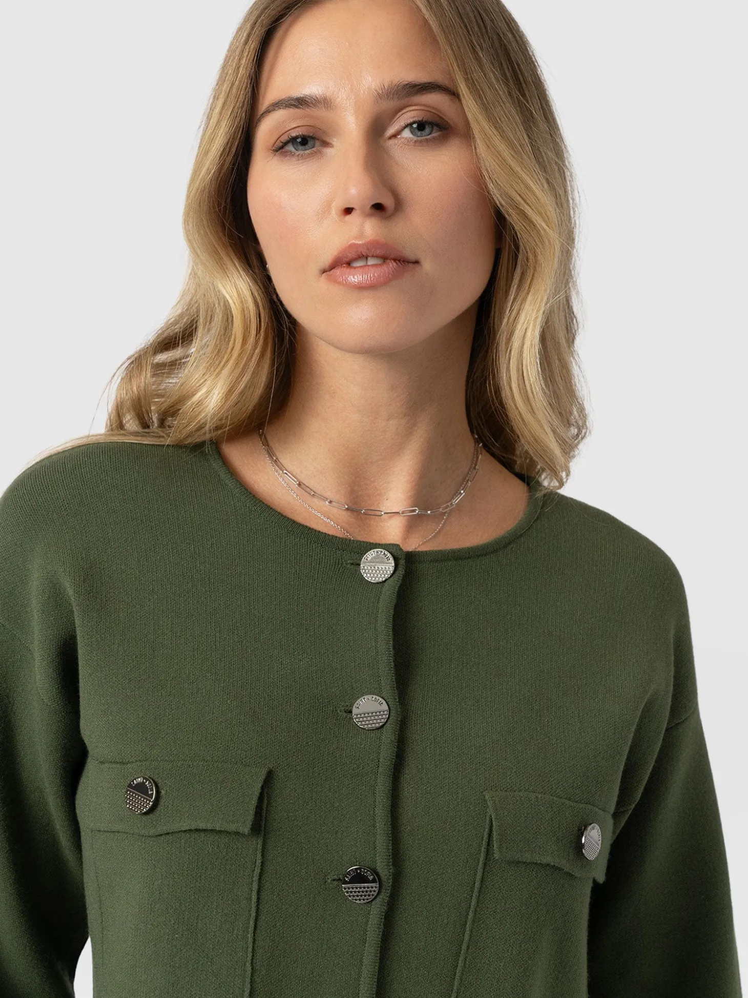 Maeva Knit Jacket - Khaki