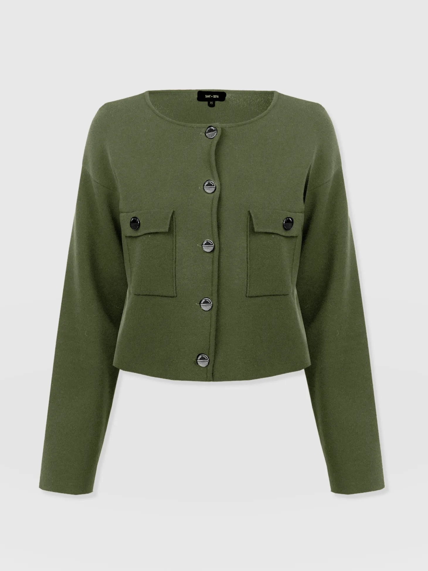 Maeva Knit Jacket - Khaki