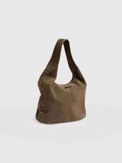 Margot Hobo Shoulder Bag - Khaki