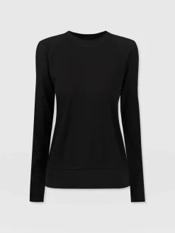 Morgan Zip Sweater - Black